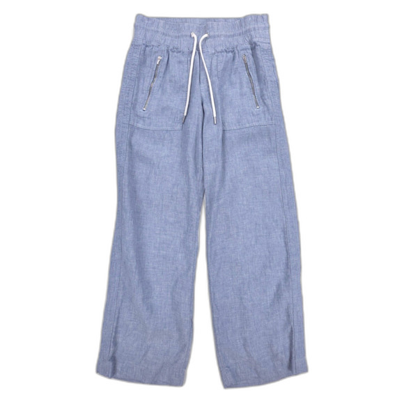 NEW Athleta 100% Linen Cabo Wide Leg Pant Minimal Beachy Boho Resort Old Money 2 - Picture 1 of 8